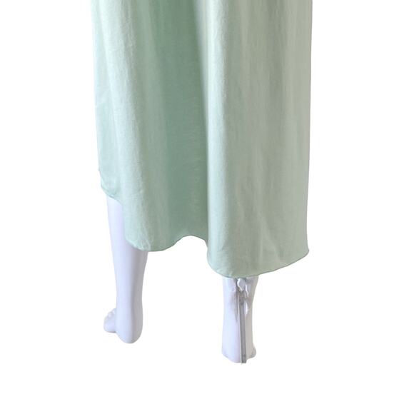 SOFT SURROUNDINGS Womens Size PM Amalfi Sleeveless Mint Green Asymmetric Dress - Picture 8 of 10